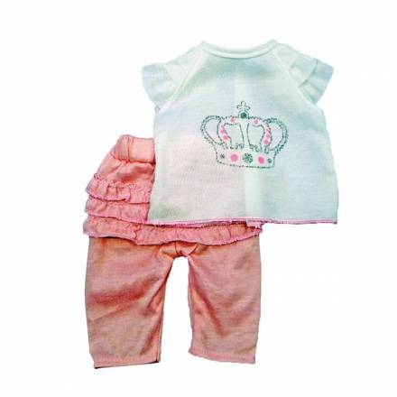 Одежда для куклы размером 38-43 см. - футболка и штанишки 